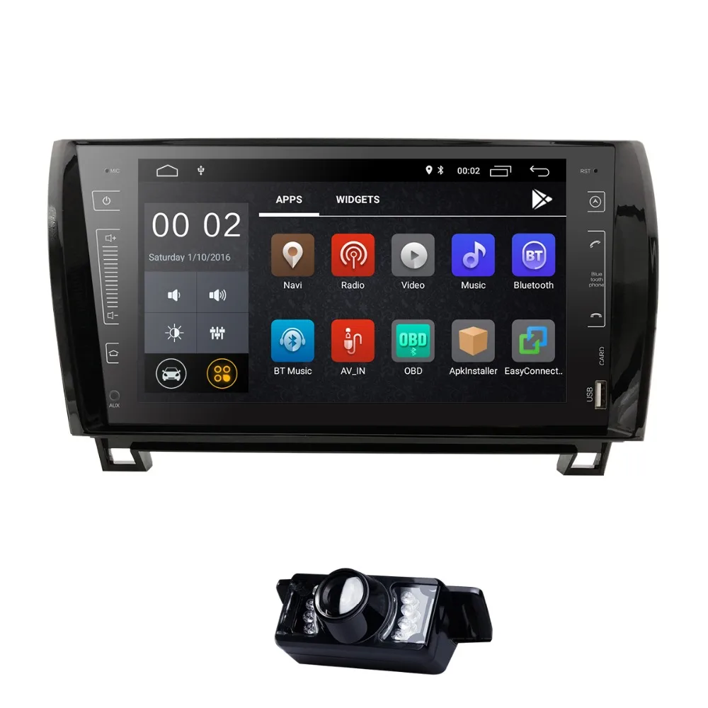 Best 9" Quad-Core Android 8.1 Car Radio Head Unit Stereo GPS Sat Nav DAB+ for Sequoia /Tundra 1
