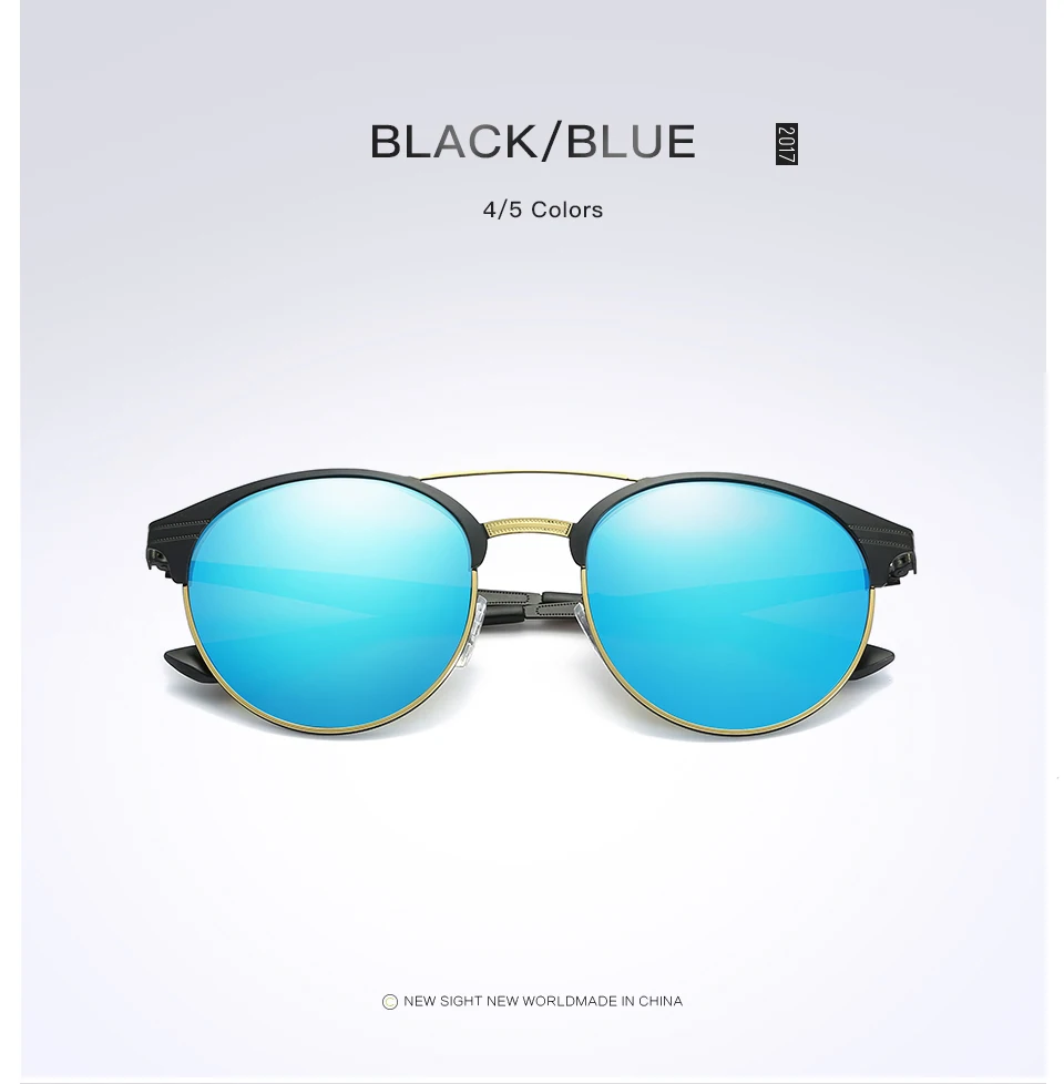 Круглые поляризованные солнцезащитные очки для мужчин и женщин качественные очки для вождения женские металлические Оттенки UV400 Lunette De Soleil Homme Femme