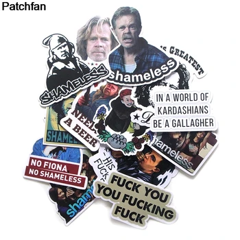 

12sets/lot Patchfan 13pcs/set Shameless funny Creative badge DIY decorative stickers kids DIY wall case scrapbooking album A1923