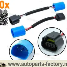 Длинные Юэ autoparts 10 шт. SUPER DUTY фар соединитель электропроводки корпус передней фары для 99-04 FORD F250 F350 6"