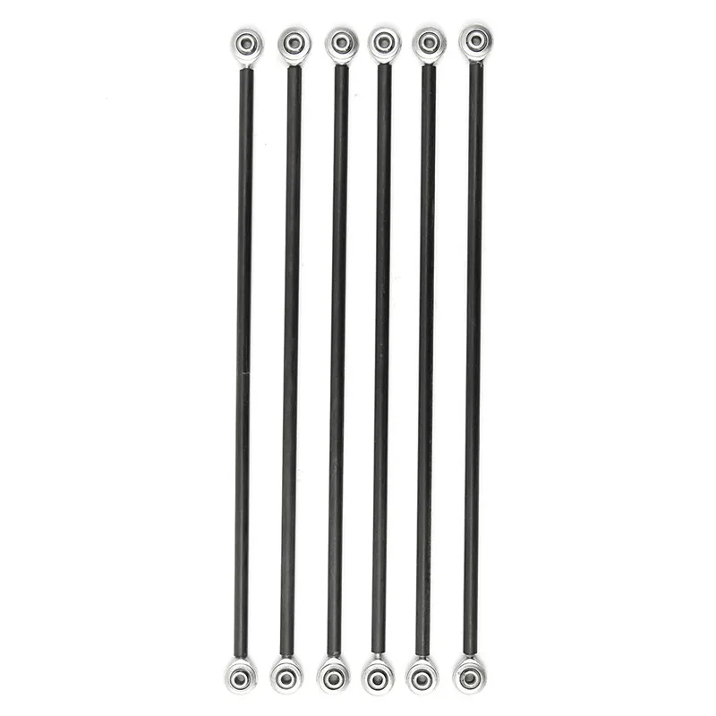 

6 pcs 3D Printer Parts Parallel Manipulator Fisheye Carbon Rod 3D Printer Parts Accessories Office Electronics