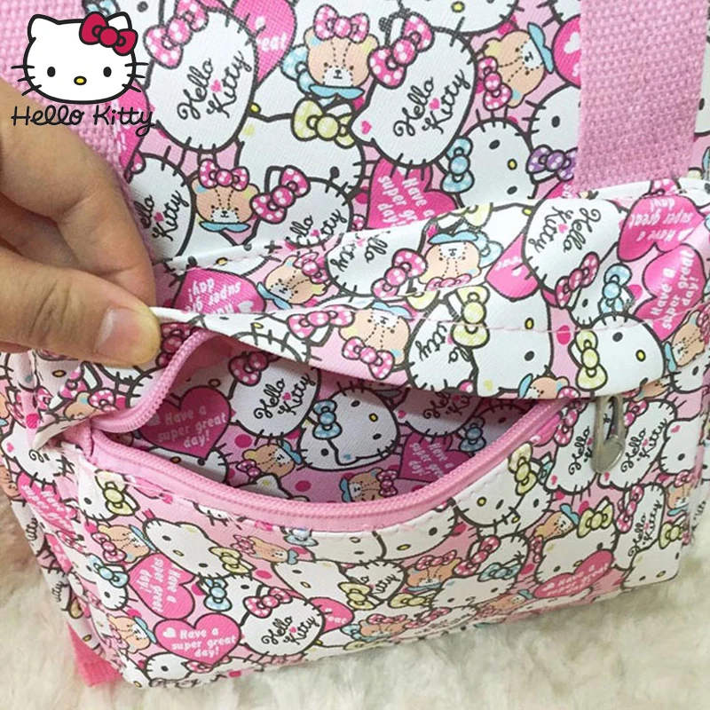 Сумка с героями мультфильмов Hello Kitty модная Женская водонепроницаемая сумка на