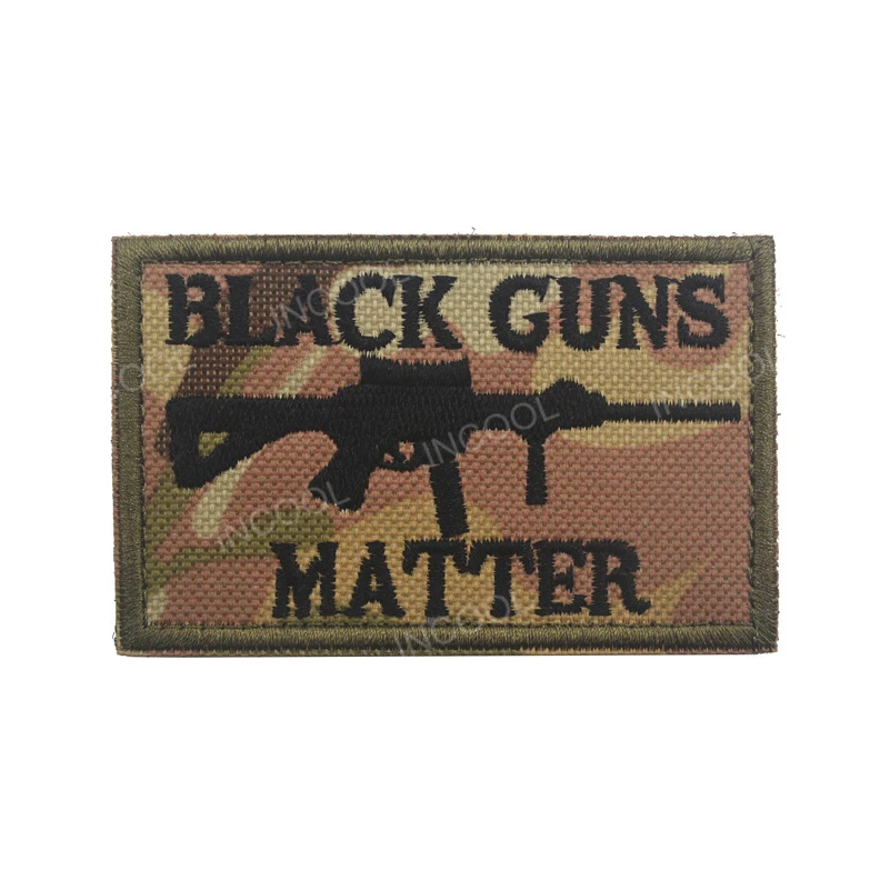 3D Embroidery Patch Funny Gun Tactical US Army Morale Patch Emblem