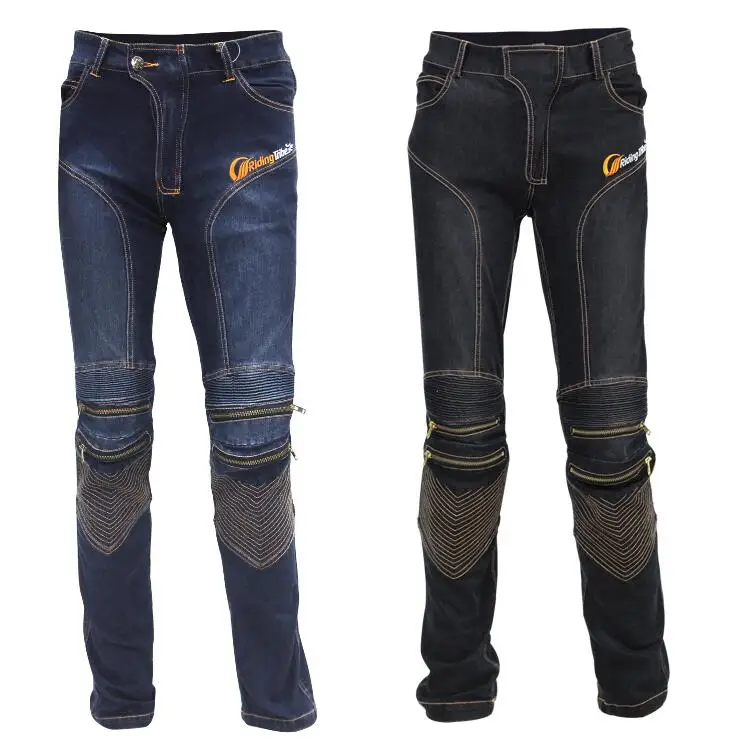 

Men's Motorcycle Pants Jeans Racing Moto Motocross MX Pants Off-Road Knee Protector Jeans trousers