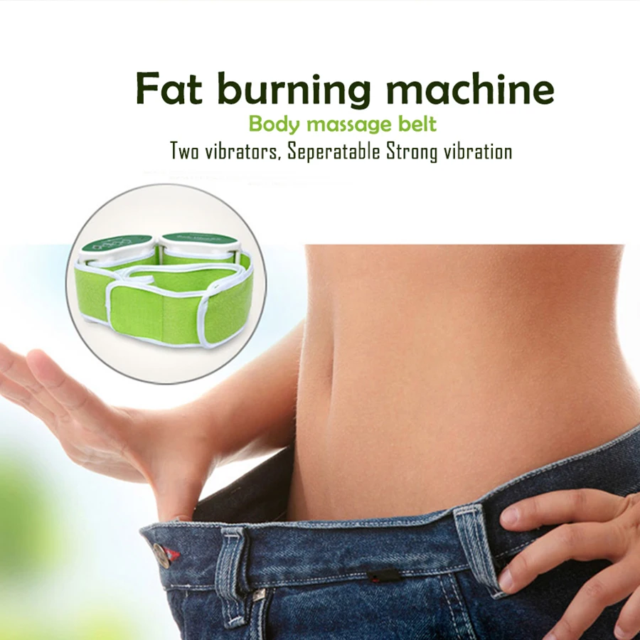 

Body slimming massager Electric Fitness Vibrating device massage belt Fat burning thin Waist leg belly machine weight losing