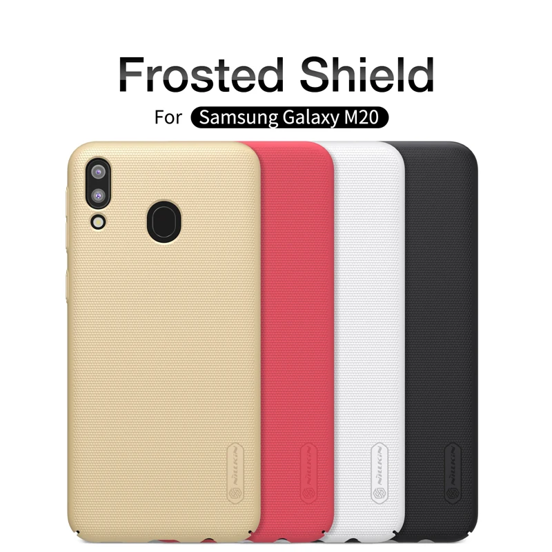 Чехол для Galaxy A70/A50/A40/A30/A10/M30/M20/M10 Nillkin Super Frosted Shield Твердый чехол на заднюю панель Противоскользящий чехол