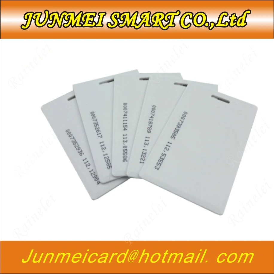 10 шт. 50 100 125 кГц RFID толстая карта TK4100 ID Смарт Близость 1 8 мм контроля доступа с