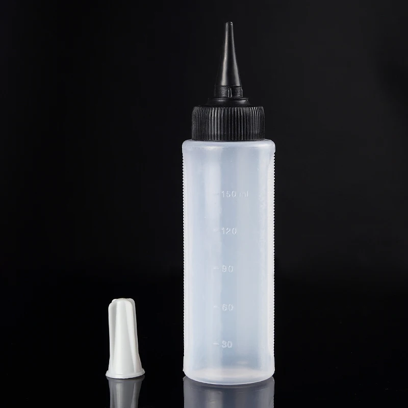 150 мл Профессиональный салонный пластиковый аппликатор для шампуня пустая бутылка для сухой чистки мытья горшка для чистки волос Парикмахерские аксессуары инструмент