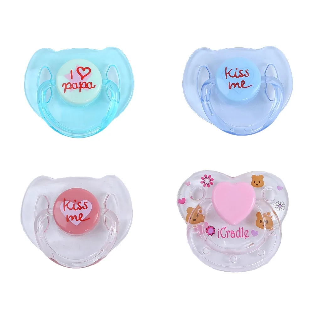 

Lovely Reborn Supply Magnet Pacifier/ Dummy Bear Pacifier for Reborn Baby Dolls