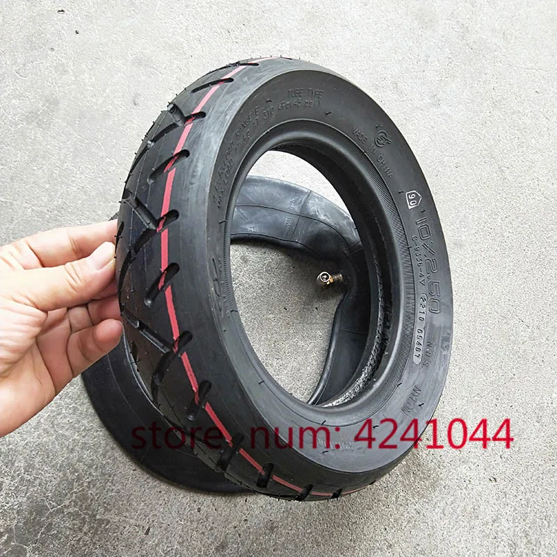 

Free shipping High quality speedway 10x2.50 10inch electric scooter Inner tube outer tube Explosion-proof tires Advanced tire