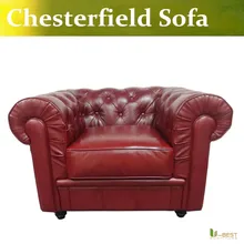 U-BEST custom designed leather Chesterfield chair,Leather armchairs,The  Hotel Sofa& Residences sofa