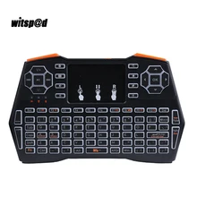 Portable Mini Wireless i8 Keyboard 2.4GHZ with Touchpad Backlit Keyboard Handheld Touchpad Keyboard for Andriod For IOS