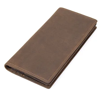

Vintage Men Wallet Genuine Cowhide Leather Portomonee Walet Coin Purse Pocket Rfid Card Holder Male Wallet Men Long Clutch Bag