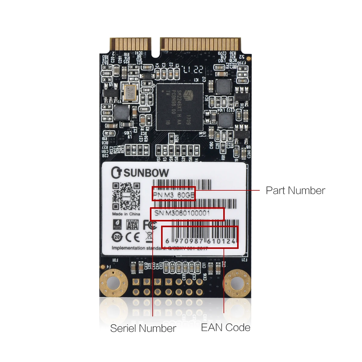 Более низкая цена TCSUNBOW Msata SSD M3 60 Гб жесткий диск Hdd Внутренний твердотельный накопитель Жесткий диск для Тетрадь