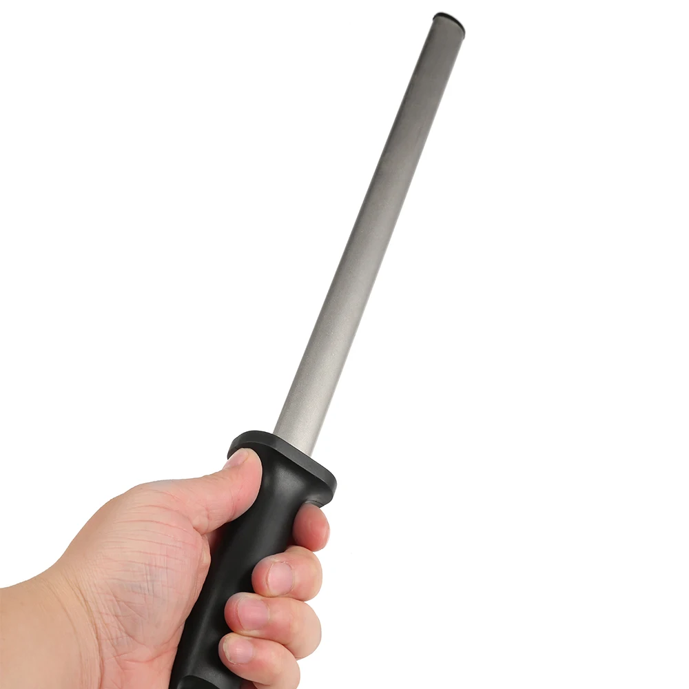 Шлифовальный станок, Овальный Алмазный нож, заточка стального стержня 43,5 см с ручкой ABS, профессиональная точилка для ножей, DMD заточка