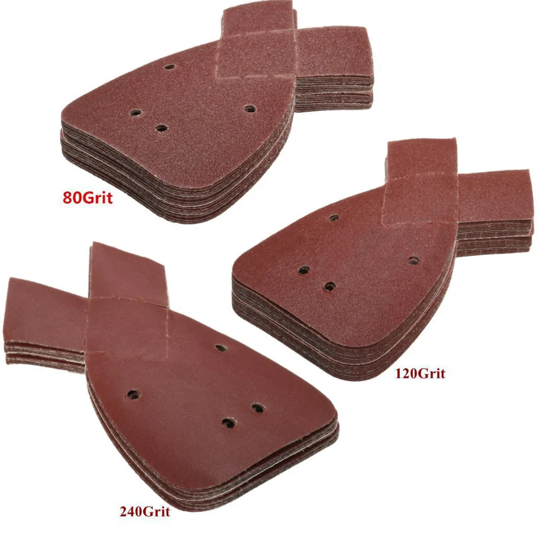 New 80/120/180/240 Grit Mouse Sanding Sheets Sander Pads Set for Black & Decker 20/60pcs
