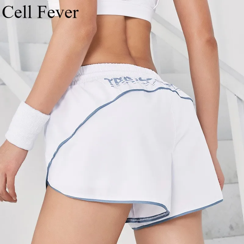 

Women Yoga Shorts Quick Dry Breathable Sports Running Fitness Shorts High Waist Gym Training Loose Workout Clothes Anti-going