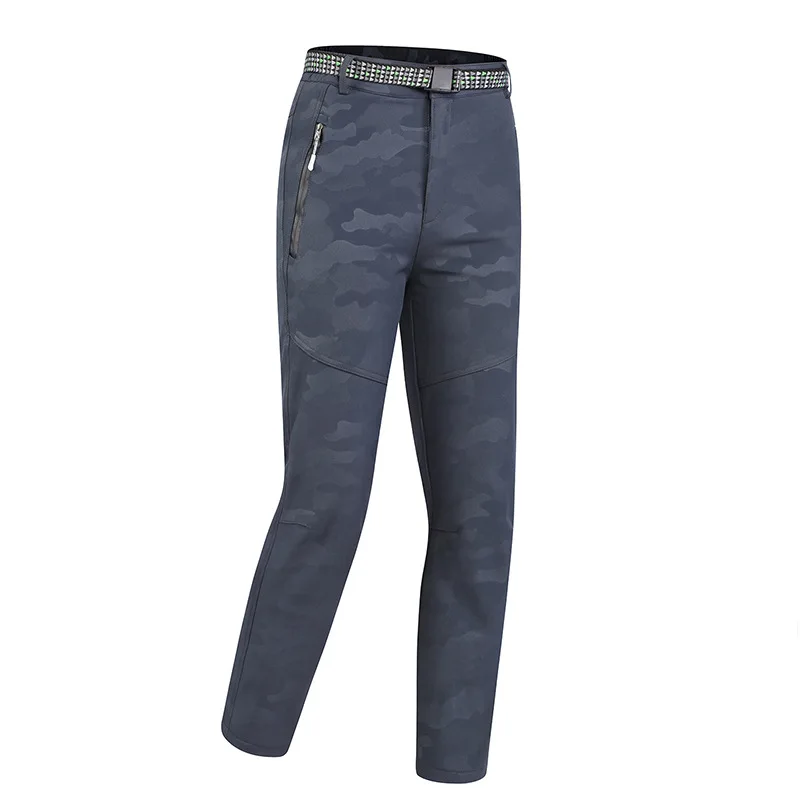 Invierno, senderismo pantalón viento calor de camuflaje repelente respiraba de cáscara suave Trekking los hombres y las mujeres Pantalones