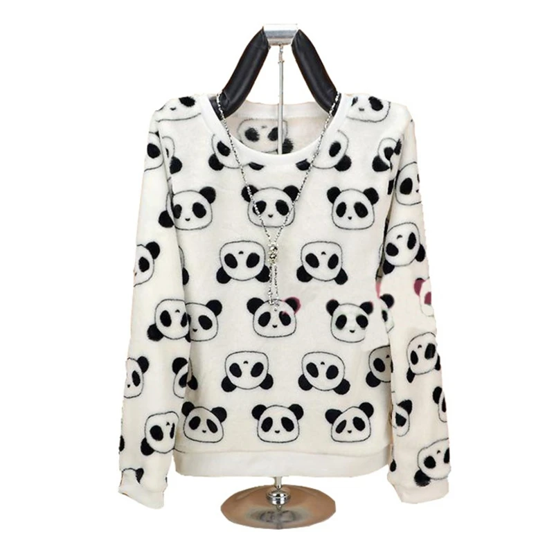  Fashion Brand Harajuku Cute panda harajuku hoody sweatshirt for Women 2017 spring winter high quali