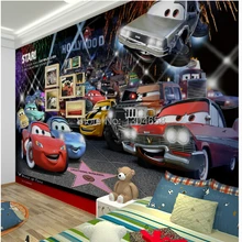 На заказ детская комната обои ТВ установка стены спальни нетканые обои автомобили