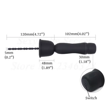 Powerful 16 Speed Penis Plug Urethral Stimulating Vibrators Male Masturbator Lasting Trainer Glans Massager Sex Toys for Man 3