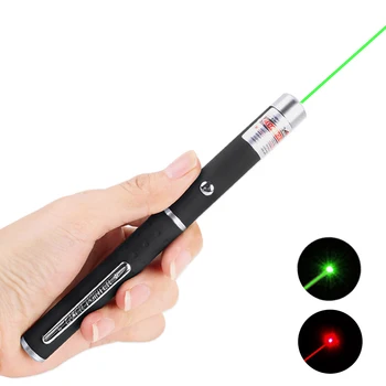 

Powerful Laser Pointer 5mW Laser Pen Red/Green 2 Colors High Quality Lazer Pointer Without Battery For Teaching Outdoor Playing