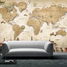 Beibehang пользовательские фото 3D обои росписи мультфильм карта мира фон обои домашний декор papel де parede infantil