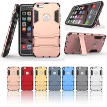 Броня Чехол Для iphone6/6 s Случае Тонкий Телефон Дело Противоударный Робот Броня гибридный Резина Твердый Переплет Для iphone 6 plus чехол