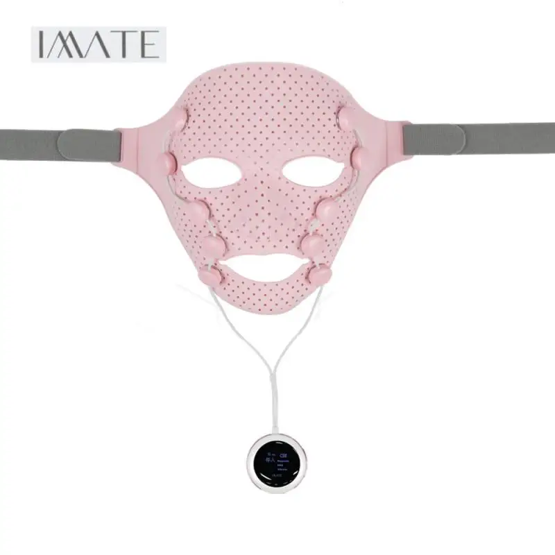 

Imate 1PC Silicone Facial Mask Facial Massage Mask 3D Magnetic Face Massager Nourishing Vibration Lifting Anti-wrinkle B4