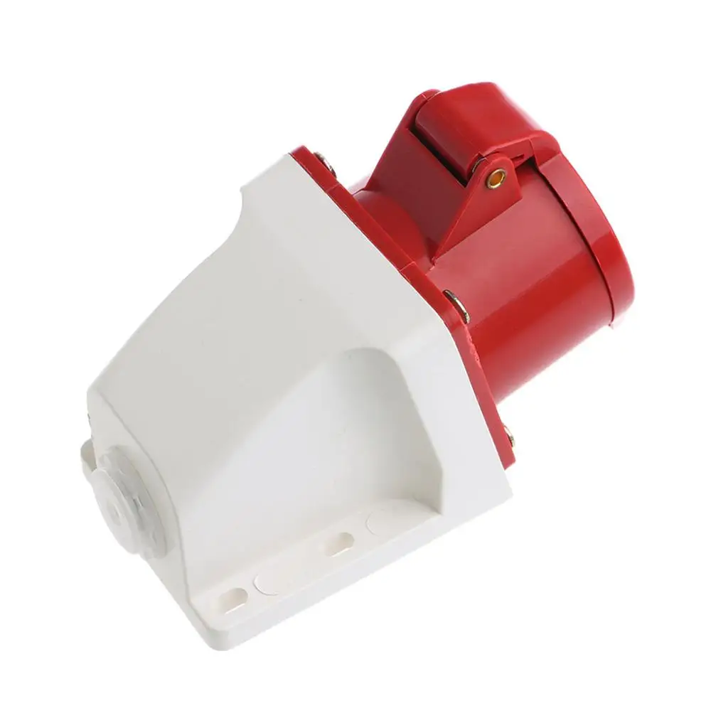 16 Amp 5 Pin настенное крепление розетка 380-415вольт всепогодный IP44 3 фазы 3P+ N+ E