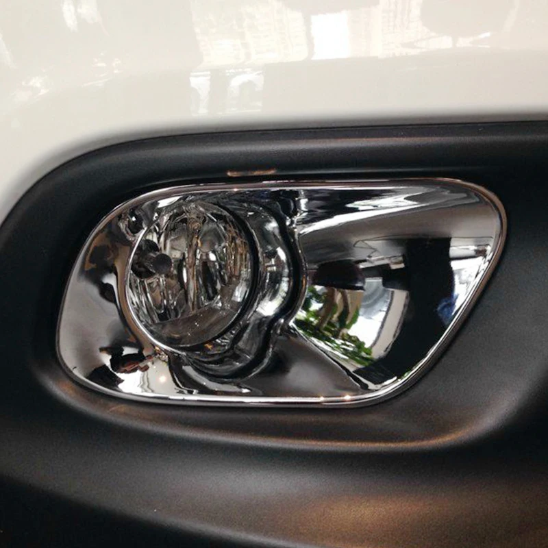 

ABS Chrome Accessories FOR Jeep Cherokee KL 2014 2015 2016 2017 2018 Car front fog lamp light frame Cover Trim