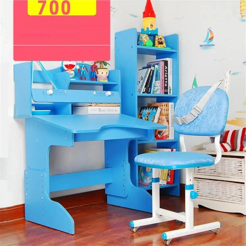 Belajar Tafel Estudiar Estudio Tisch Estudar Tableau Infantil Tavolino Bambini деревянный стол Mesa Enfant Escritorio для обучения детский стол - Цвет: Version F