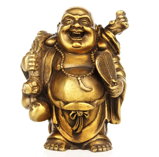 

B0601 419crafts copper Bronze art Copper buddha decoration lucky statue