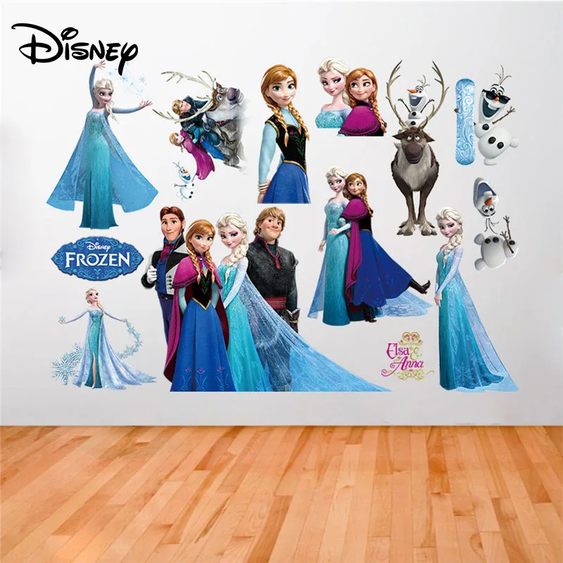  Disney Frozen Cookies Elsa Xuebao Children's Room Kindergarten Background Decoration Environmentall - 33045134069
