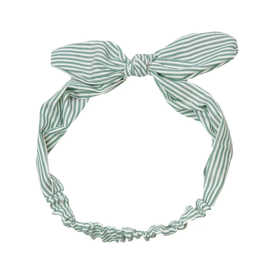 

Print Knotted Bow Bunny Rabbit Ear Head wear For Women Hairbands Metal Wire Headbands Head wear