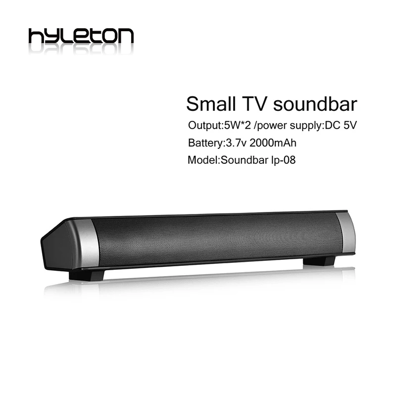 Hyleton Bluetooth динамик Саундбар LP 08 беспроводной звук тонкий сабвуфер HIFI s компьютер