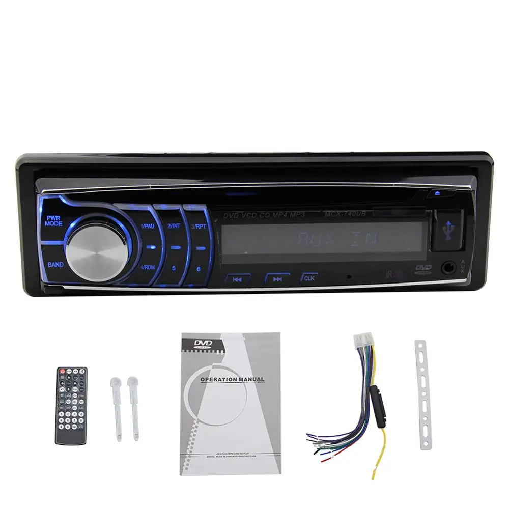 Digital LCD Screen Car cd music no gps Stereo In Dash FM Receiver Car