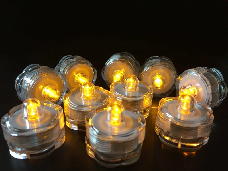 10 шт. водонепроницаемые погружные беспламенные лампы в форме цветов|lamps wedding|wedding