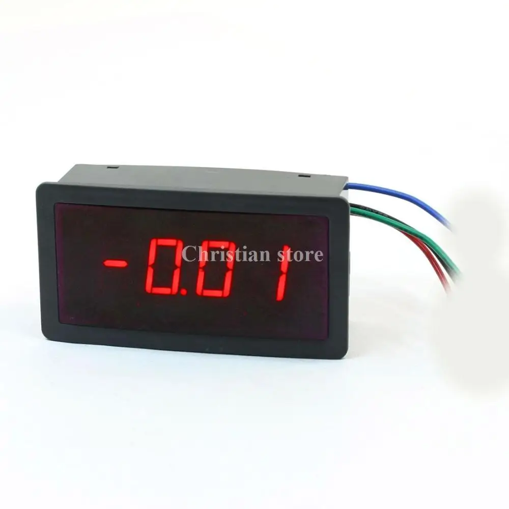 5V Power Panel Mount DC Power 4 Digit LED Display Digital Ammeter 1Adc ammeter digitaldc