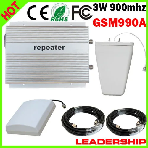

Work 500m2 office Use Wholesale RF GSM990A 900mhz 2Watts cellular mobile/cell phone signal repeater booster amplifier detector