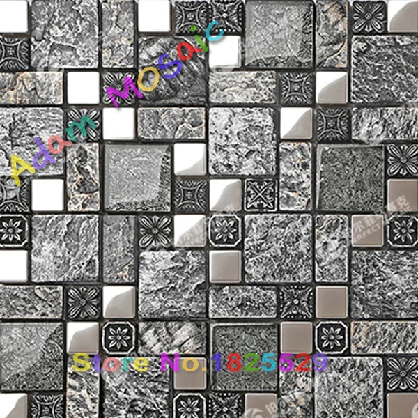 Black Kitchen Tile Backsplash Subway Gray Mosaic Tiles Vintage Black Kitchen Tile Backsplash Subway Gray Mosaic Tiles Vintage Pattern Bathroom Wall Interior Fireplace Design Art