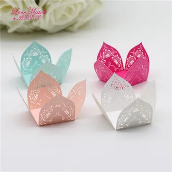 

Love Match 50Pcs Laser Cut Candy Box Bar Wedding Favors And Gifts Chocolate Bar Cake Accessories Party Favors and Wedding