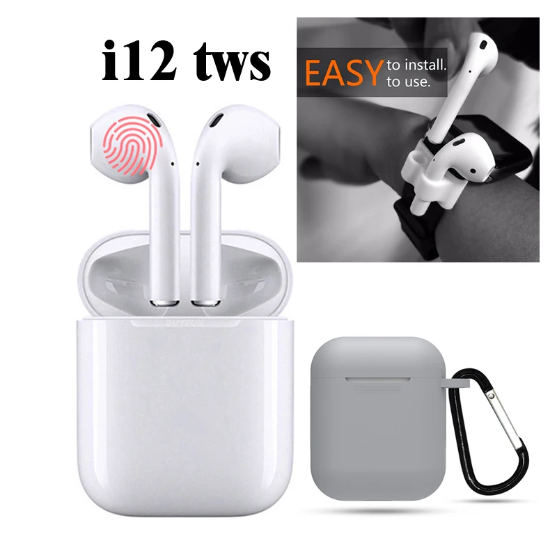 

old town I12tws wireless bluetooth headset touch Bluetooth 5.0 ear phones pk xiomi i10 tws i11tws i12 tws i30 free shipping