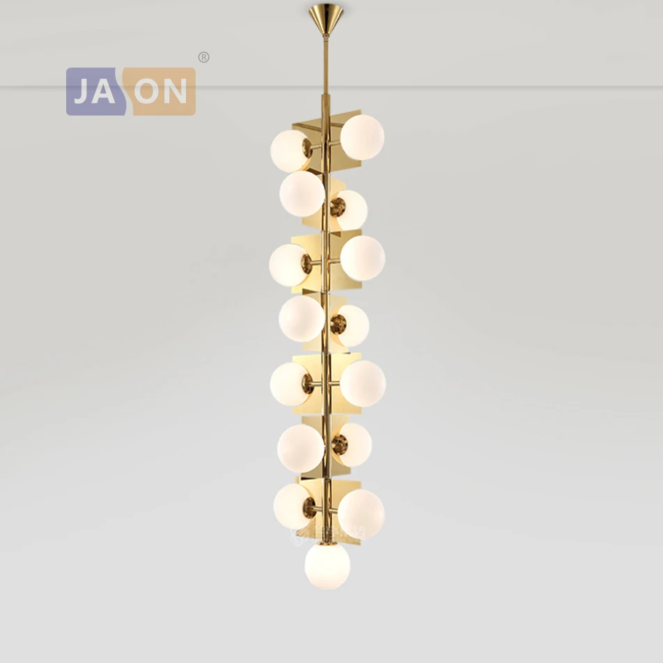 

LED Postmodern Stainless Steel Glass Golden White LED Lamp LED Light.Pendant Lights.Pendant Lamp.Pendant light For Dinning Room