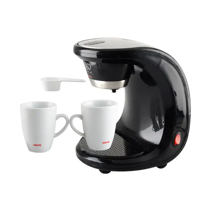 Adoolla 450W Mini Household Drip-type Coffee Maker with 2 Cups Coffee Machine Kitchen Appliances