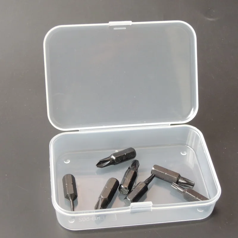 10 шт. прозрачный ящик для инструментов электронные пластиковые детали контейнер ящик для инструментов SMD SMT винт рыболовный крючок сверло компонент коробка для хранения