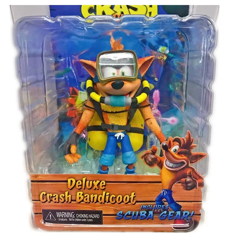 2 набора Делюкс CrashBandicoot Scuba Gear с jec фигуры на доску собирают милые куклы | Игрушки и