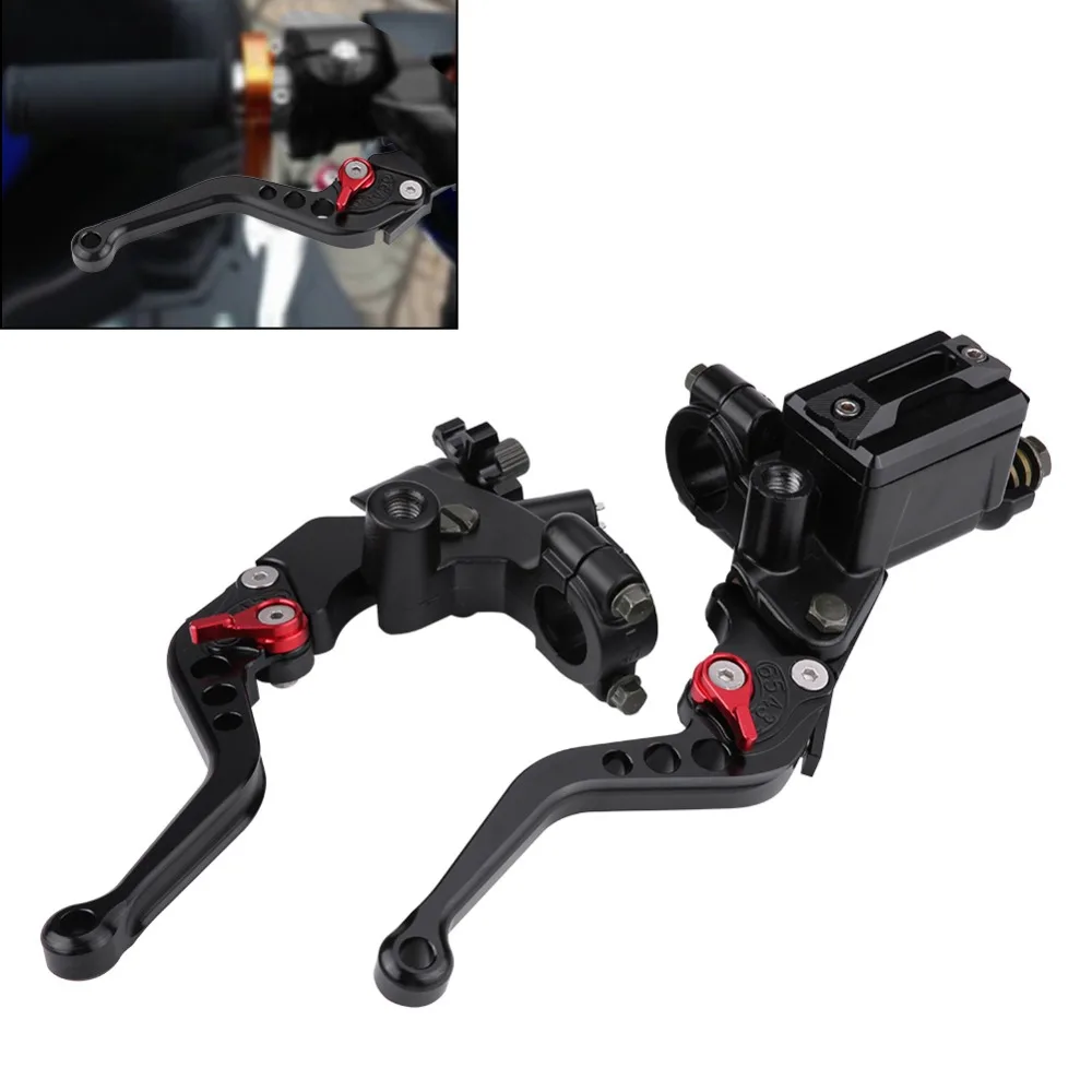 1 Pair 7/8"(22mm) Brake Master Cylinder Levers Motorcycle Brake Clutch