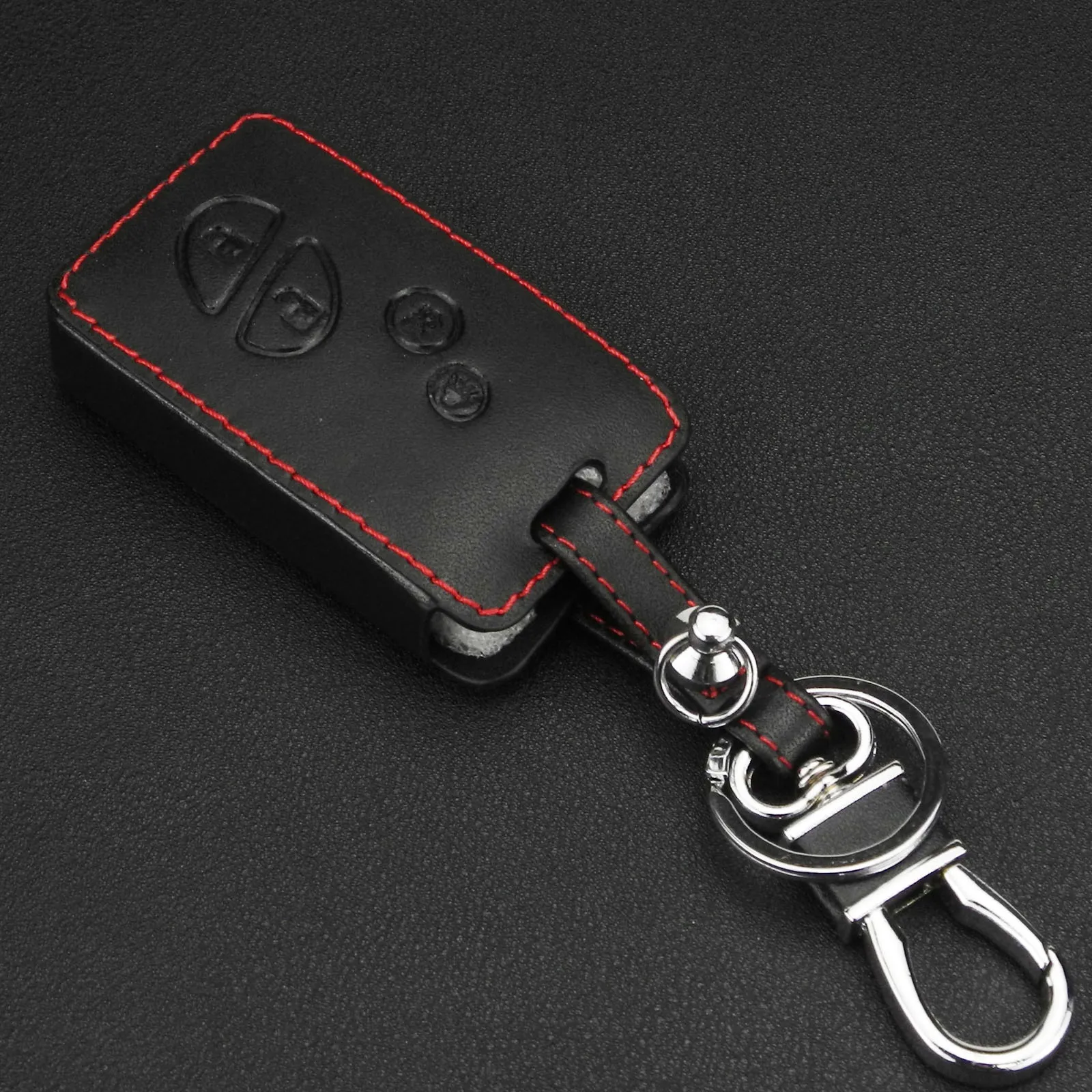 Jingyuqin 4 кнопки кожаный чехол для дистанционного ключа подходит Lexus GX LX RX HYQ14ACX Smart Key
