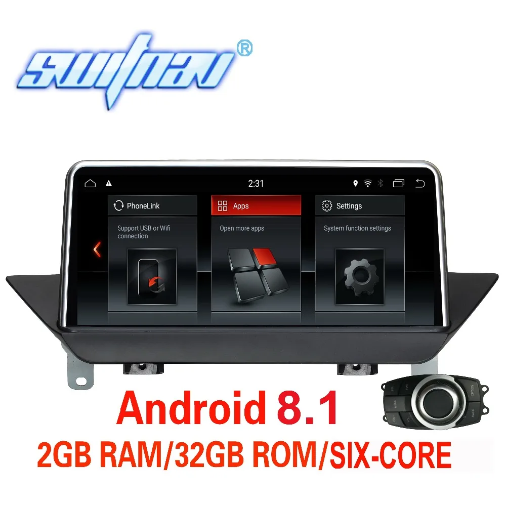 6 core Android 8 1 автомобильный DVD для BMW X1 E84 без оригинальной экран питания с систем iDrive